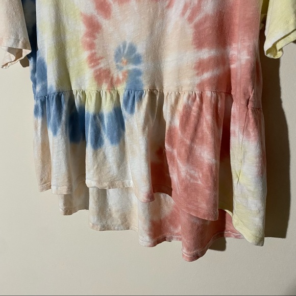AE Tie-Dye Scoop Neck Babydoll T-Shirt S - Picture 6 of 9